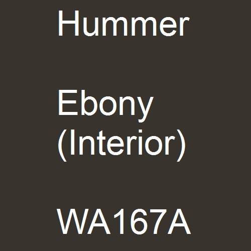 Hummer, Ebony (Interior), WA167A.